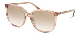 Lunettes de soleil Michael Kors Rectangle 0MK2137U Transparent pour Femme