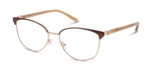 Lunettes de vue Michael Kors Papillon 0MK3053 Marron pour Femme