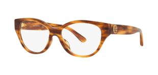Lunettes de vue Femme Tory Burch 0TY2123U Papillon Havana