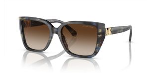 Lunettes de soleil Femme Michael Kors 0MK2199 Rectangle Bleu