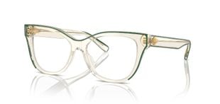 Tory Burch Schmetterling Brillen 0TY2147U Gelb für Damen