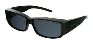 Polaroid Rechteckig Sonnenbrillen P8301 Mattschwarz für Damen/Herren