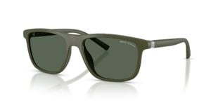 Occhiali da sole Armani Exchange Quadrata 0AX4167SU Verde da Uomo