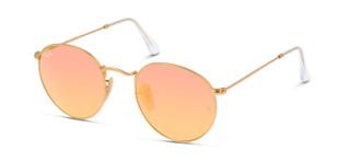 Occhiali da sole Uomo Ray-Ban 0RB3447 Rotonda Oro