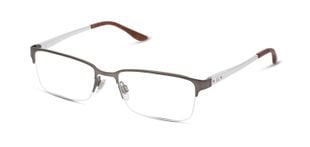 Lunettes de vue Ralph Lauren Rectangle 0RL5089 Gris pour Homme