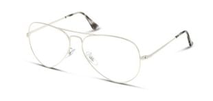 Lunettes de vue Ray-Ban Aviator 0RX6489 Argenté pour Homme-Femme