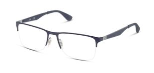 Lunettes de vue Ray-Ban Rectangle 0RX6335 Bleu pour Homme-Femme