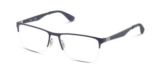 Ray-Ban Brillen Damen/Herren 0RX6335 Rechteckig Blau