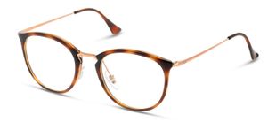 Lunettes de vue Femme Ray-Ban 7140 Ronde Havana