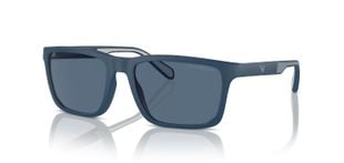 Emporio Armani Rechteckig Sonnenbrillen 0EA4219 Blau für Herren