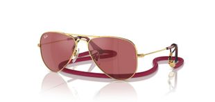 Occhiali da sole Ray-Ban Aviator 0RJ9506S Oro da Bambino