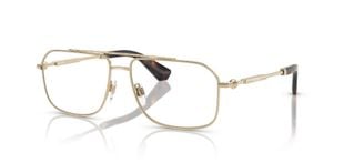 Occhiali da vista Burberry Rettangolari 0BE1391 Oro da Uomo
