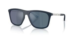 Emporio Armani Quadratisch Sonnenbrillen 0EA4237 Blau für Herren