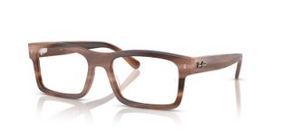 Ray-Ban Rechteckig Brillen 0RX5435 Havana für Damen/Herren
