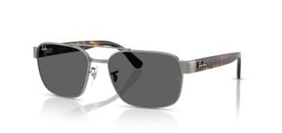 Lunettes de soleil Ray-Ban Carré 0RB3751 Gris pour Homme-Femme