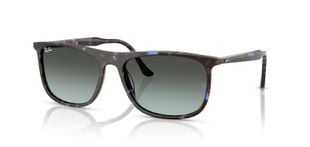 Occhiali da sole Ray-Ban Rettangolari 0RB2216 Blu da Uomo-Donna