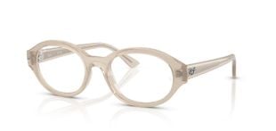 Ray-Ban Oval Brillen 0RX7257 Weiss für Damen/Herren