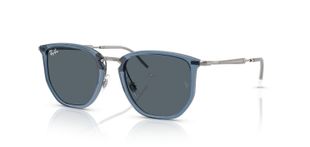 Lunettes de soleil Ray-Ban Ronde 0RB4451 Bleu pour Homme-Femme