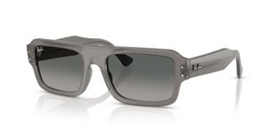 Occhiali da sole Ray-Ban Rettangolari 0RB4454 Grigio da Uomo-Donna