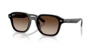 Occhiali da sole Ray-Ban Quadrata 0RB4458D Marrone da Uomo-Donna