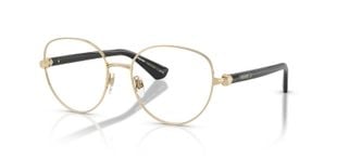 Lunettes de vue Burberry Ronde 0BE1394 Doré pour Femme