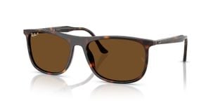 Occhiali da sole Ray-Ban Rettangolari 0RB2216 Havana da Uomo-Donna