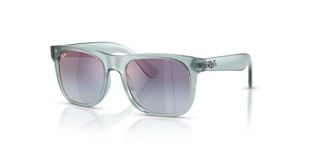 Lunettes de soleil Ray-Ban Carré 0RJ9069S Bleu pour Homme