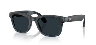 Lunettes de soleil Ray-Ban Meta Carré 0RW4011/WAYFARER/TRS Bleu pour Homme-Femme