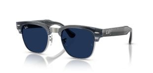 Lunettes de soleil Ray-Ban Meta Clubmaster 0RW7004/CLUBMASTER/TRS Bleu pour Homme-Femme