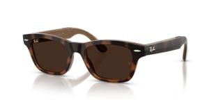 Lunettes de soleil Ray-Ban Meta Carré 0RW7005/BURBANK L/TRS Havana pour Homme-Femme