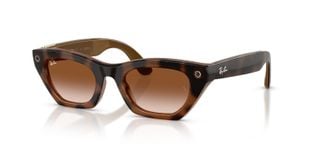 Lunettes de soleil Ray-Ban Meta Papillon 0RW4015/ZENA/SUN Havana pour Homme-Femme