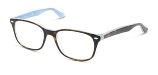 Lunettes de vue Homme-Femme Ray-Ban 0RX5375 Rectangle Havana