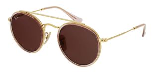 Lunettes de soleil Enfant Ray-Ban 0RJ9647S Ronde Doré