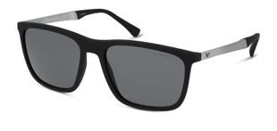 Lunettes de soleil Homme Emporio Armani 0EA4150 Rectangle Noir