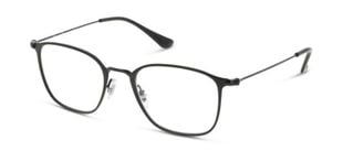 Ray-Ban Brillen Damen/Herren 0RX6466 Rechteckig Mattschwarz