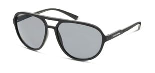 Lunettes de soleil Dolce & Gabbana Aviator 0DG6150 Noir mat pour Homme