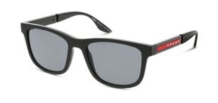 Occhiali da sole Prada Linea Rossa Rettangolari 0PS 04XS Nero da Uomo
