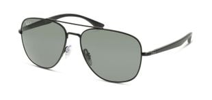 Lunettes de soleil Ray-Ban Aviator 0RB3683 Noir pour Homme-Femme