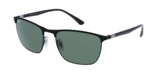 Ray-Ban Rechteckig Sonnenbrillen 0RB3686 Schwarz für Damen/Herren