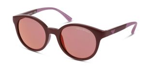 Emporio Armani Rund Sonnenbrillen 0EA4185 Rot für Kinder