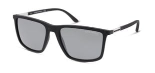 Emporio Armani Rechteckig Sonnenbrillen 0EA4161 Mattschwarz für Herren