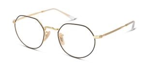 Lunettes de vue Ray-Ban Ronde 0RX6465 Noir mat pour Homme