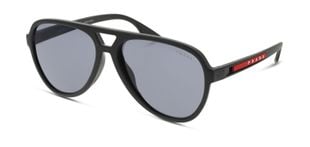Occhiali da sole Prada Linea Rossa Aviator 0PS 06WS Nero da Uomo