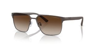 Lunettes de soleil Homme Emporio Armani 0EA2134 Carré Marron