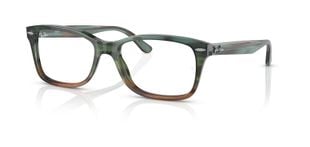 Ray-Ban Rechteckig Brillen 0RX5428 Blau für Damen/Herren