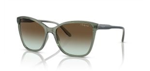 Occhiali da sole Vogue Butterfly 0VO5520S Verde da Donna