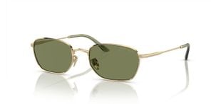 Lunettes de soleil Giorgio Armani Rectangle 0AR6151 Doré pour Femme