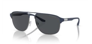 Lunettes de soleil Homme Emporio Armani 0EA2144 Pilot Argenté