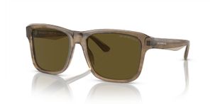 Lunettes de soleil Homme Emporio Armani 0EA4208 Carré Marron