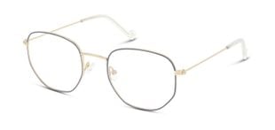 Lunettes de vue Unofficial Rectangle UNOF0444 Bleu pour Femme